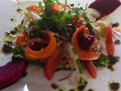 Salade de Pitaya et pastèque
