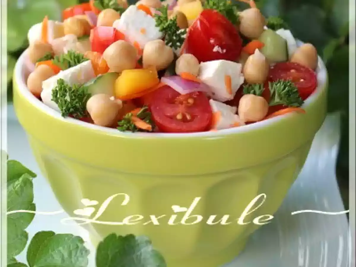 Salade de pois chiche à la grecque