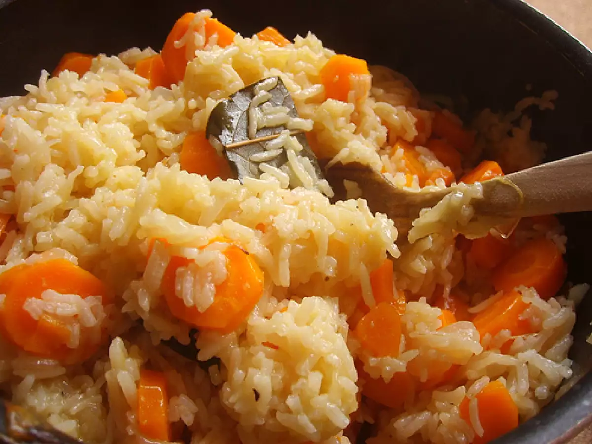Salade de Pois Chiches et Gratin de Carottes au Riz. - photo 2