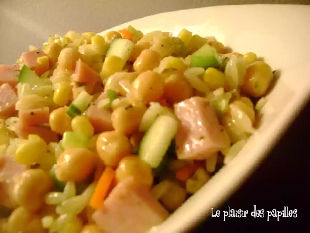 ~ Salade de pois chiches et jambon~ - photo 2