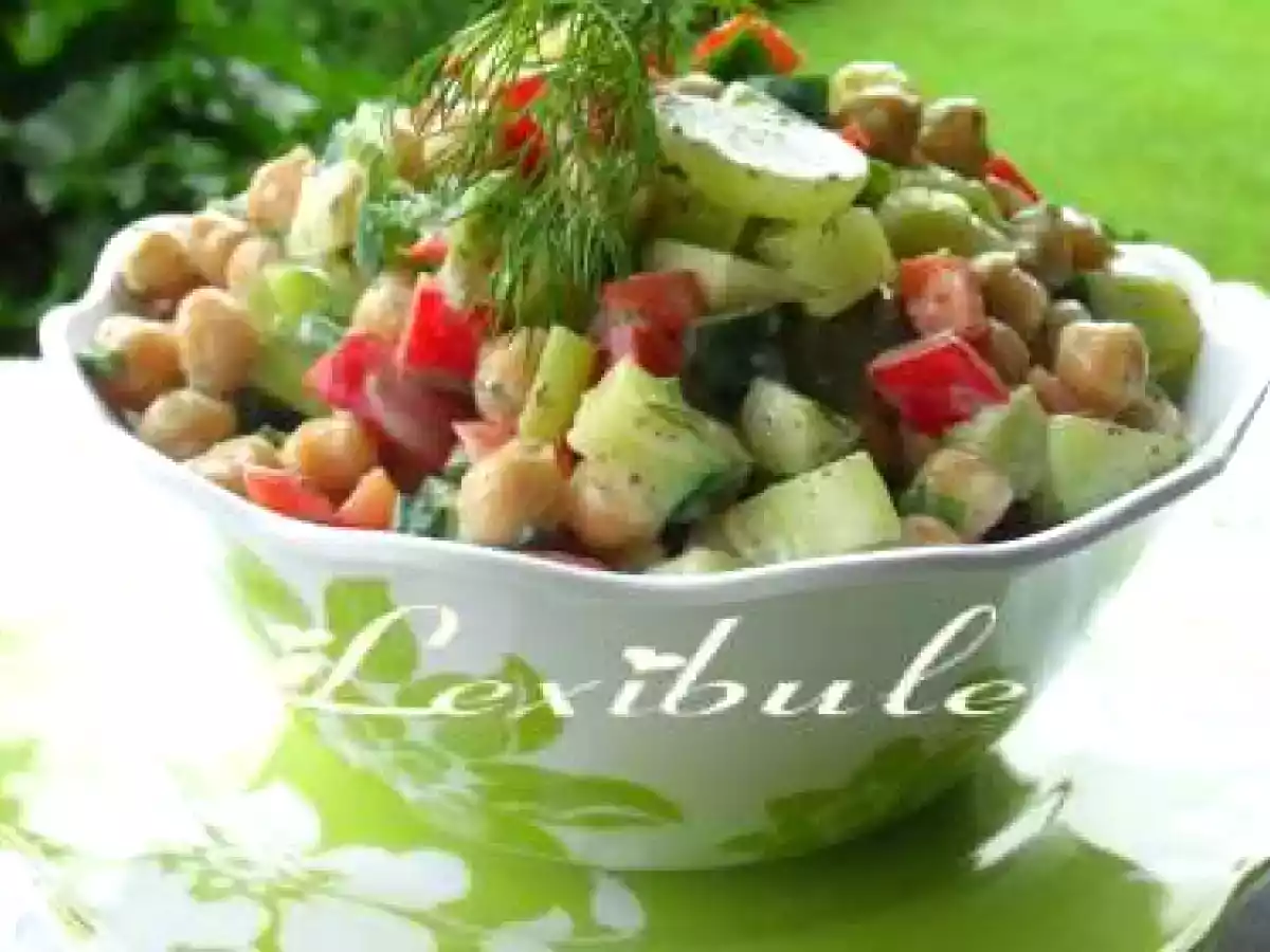 Salade de pois chiches et sa vinaigrette à l'aneth - photo 2