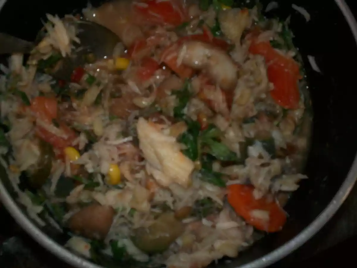 Salade de poisson boucané