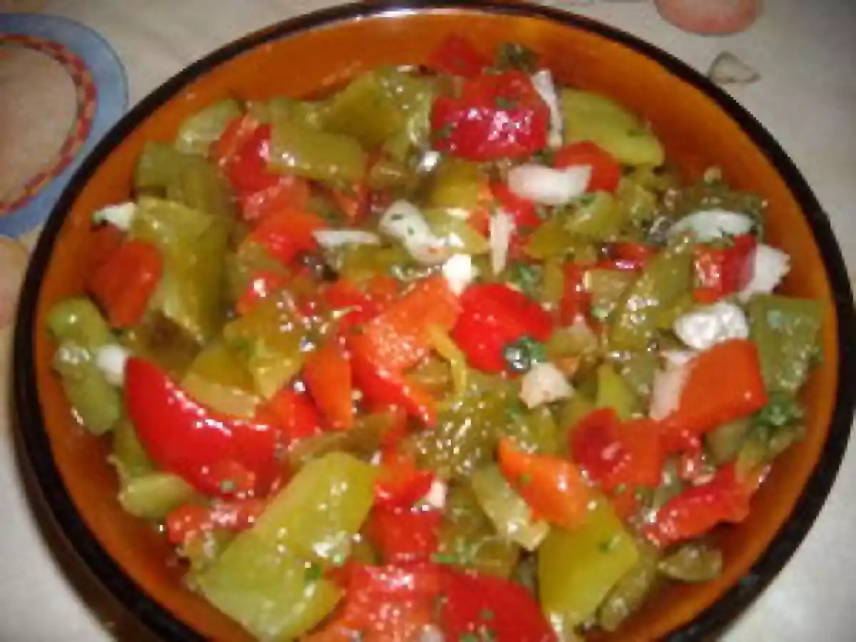 SALADE DE POIVRONS au cumin