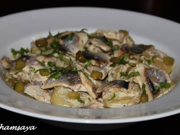 Salade de pommes de terre aux harengs fumés - photo 2