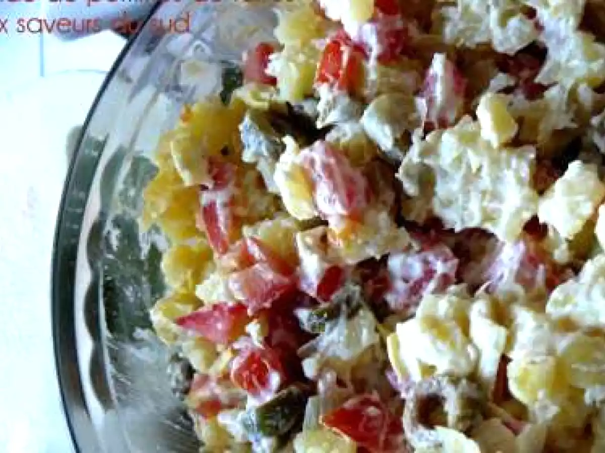 Salade de pommes de terre aux saveurs du sud