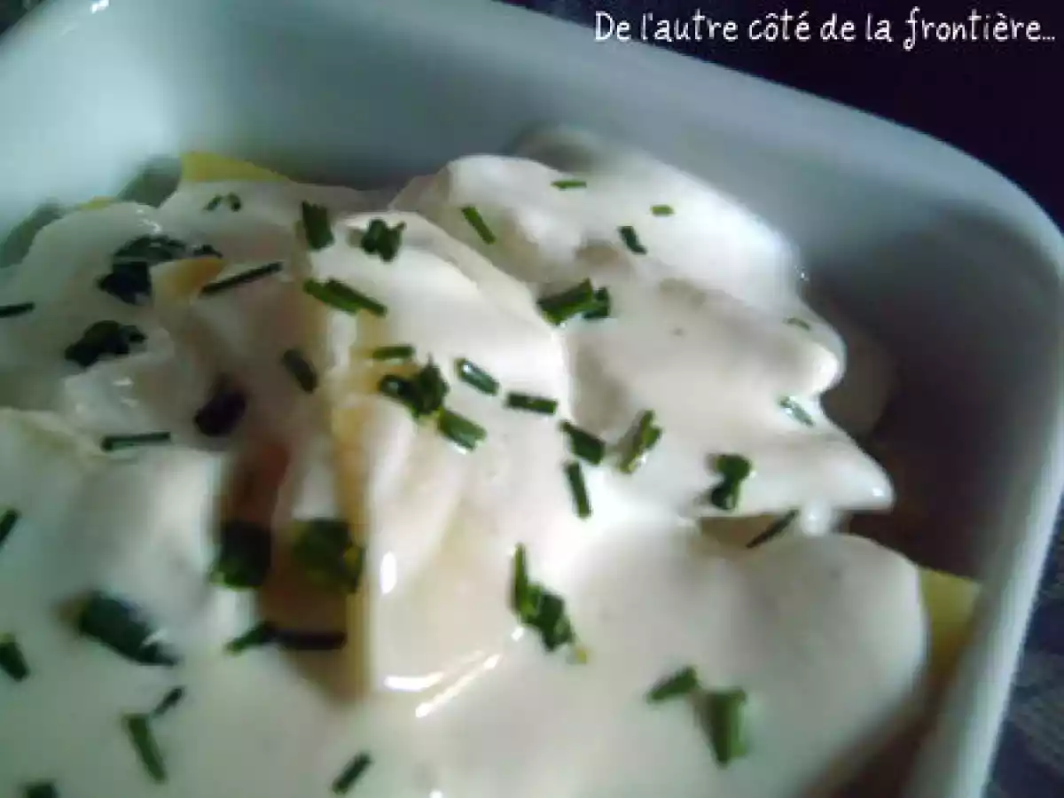 SALADE DE POMMES DE TERRE - SAUCE AU YAOURT - photo 2