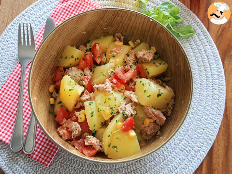 Salade de pommes de terre, thon et tomates - photo 2