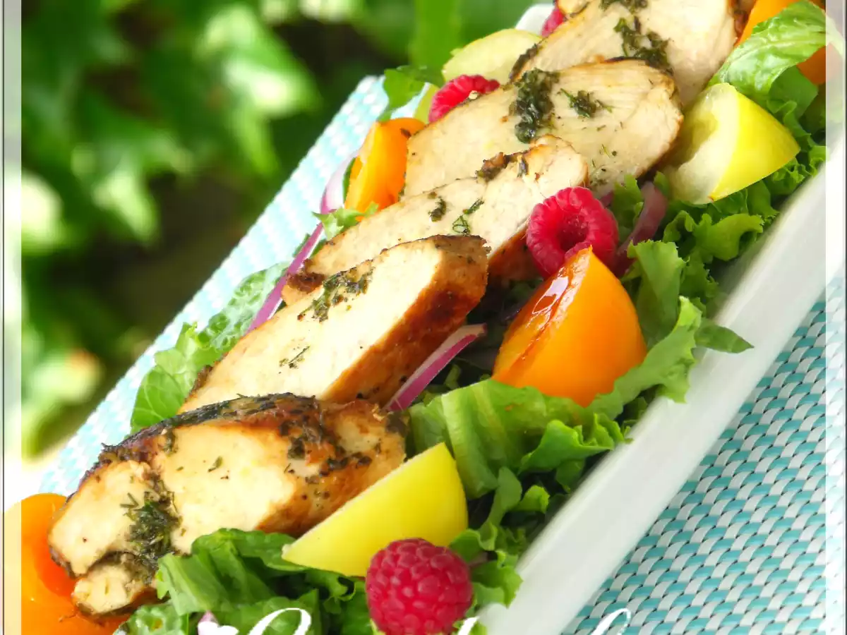 Salade de poulet à la californienne