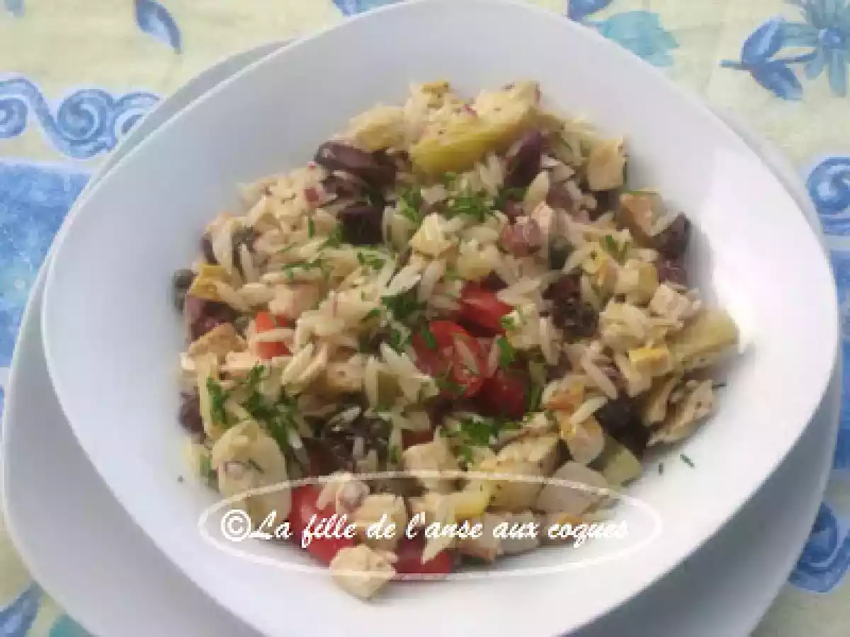 SALADE DE POULET À LA MÉDITERRANÉENNE