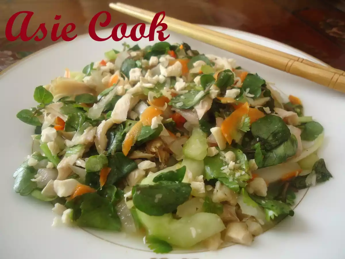 Salade de poulet à la thaïlandaise