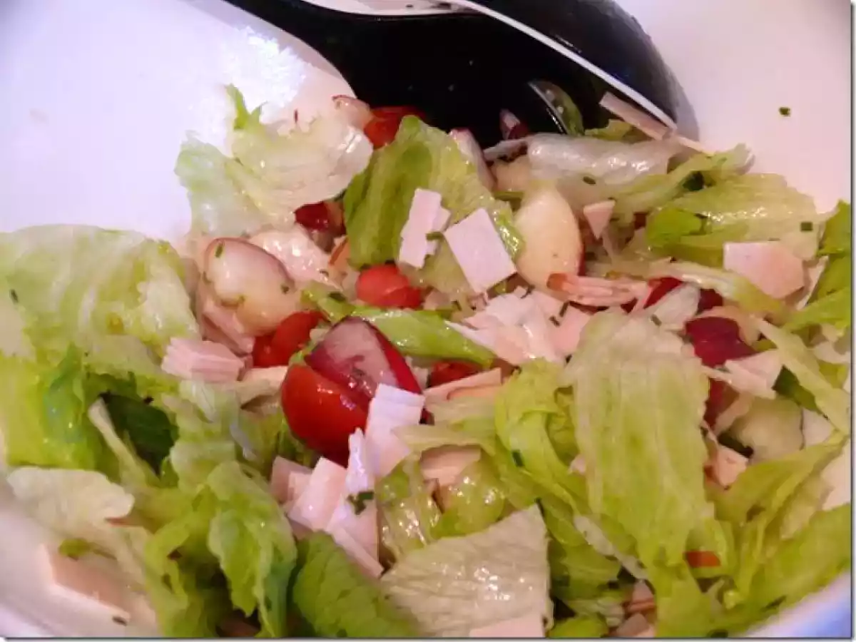 Salade de poulet aux nectarines - photo 2