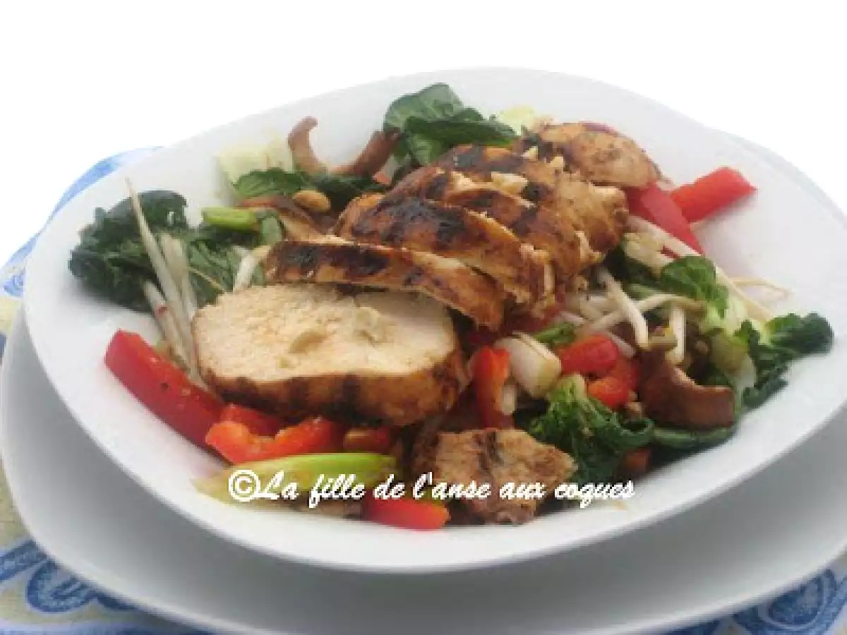 SALADE DE POULET GRILLÉ À LA THAÏ - photo 3