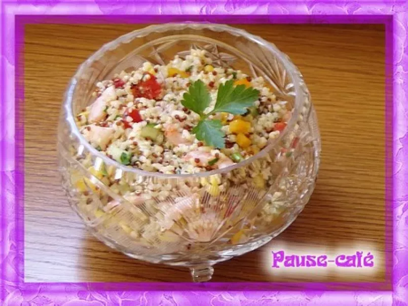 Salade de quinoa aux crevettes - photo 2