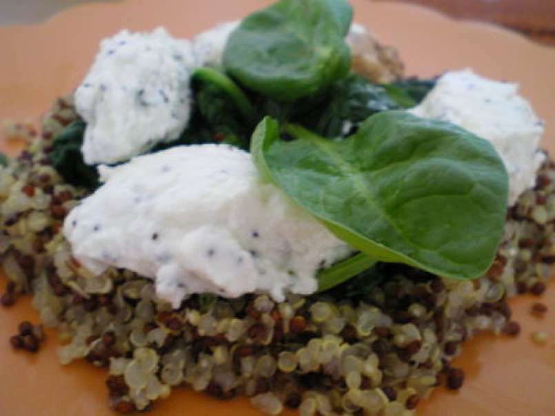 Salade de quinoa aux épinards et fromage de chèvre - photo 2
