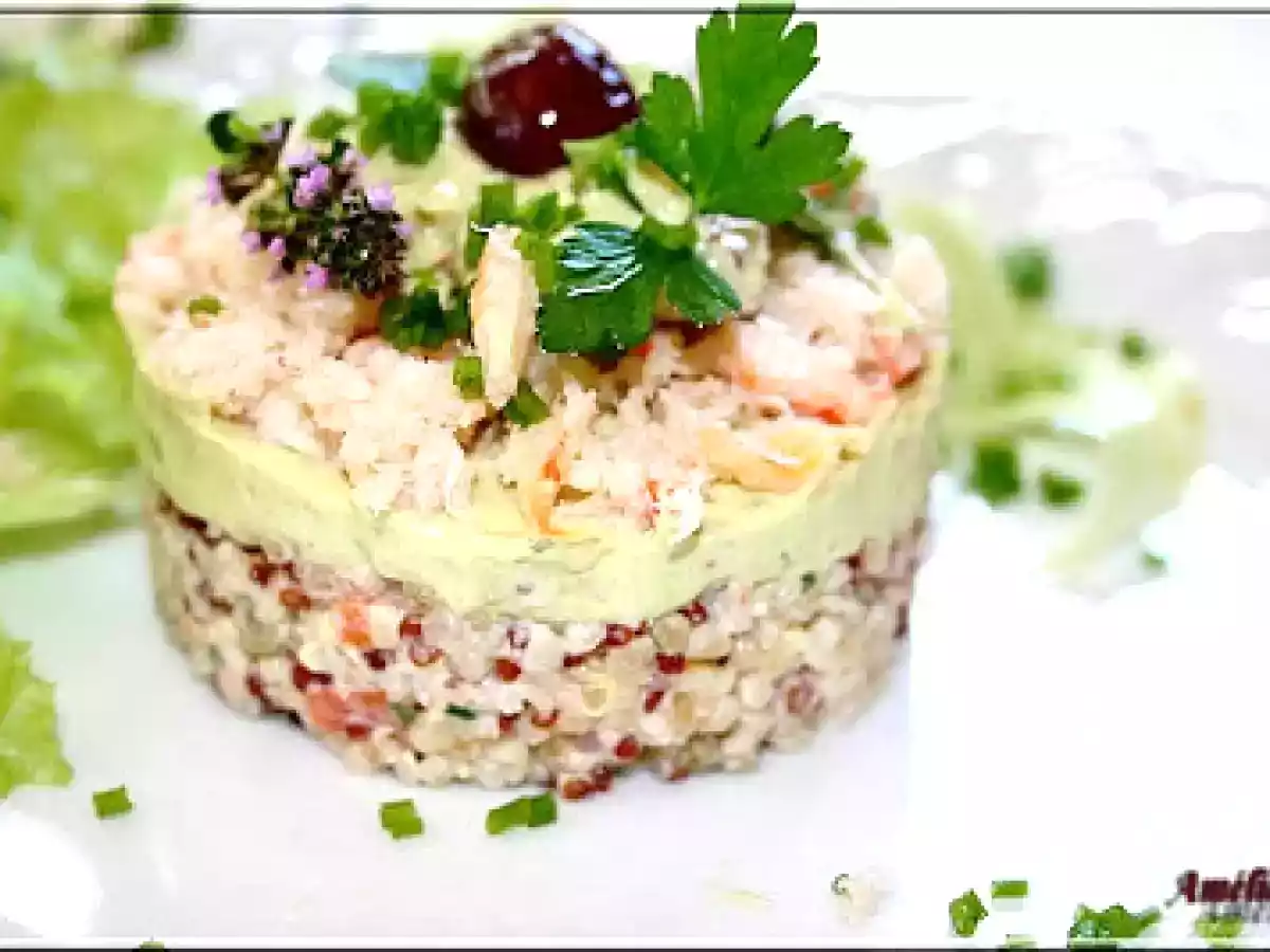 SALADE DE QUINOA ET BOULGOUR, AVOCAT ET CRABE - photo 3