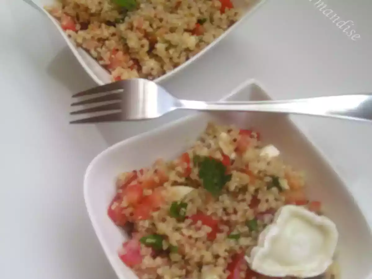 Salade de quinoa saumon et chèvre - photo 3