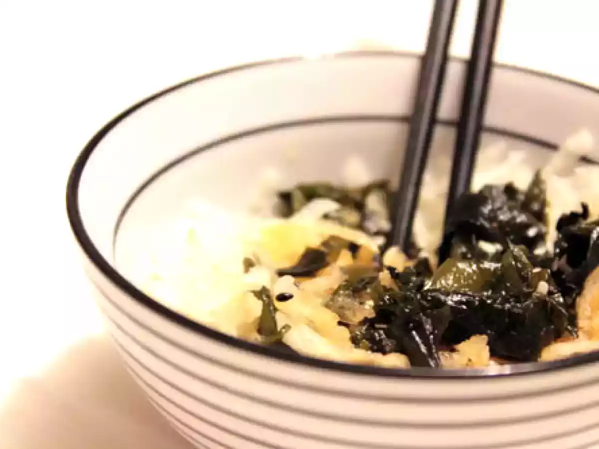 Salade de radis noir aux wakame