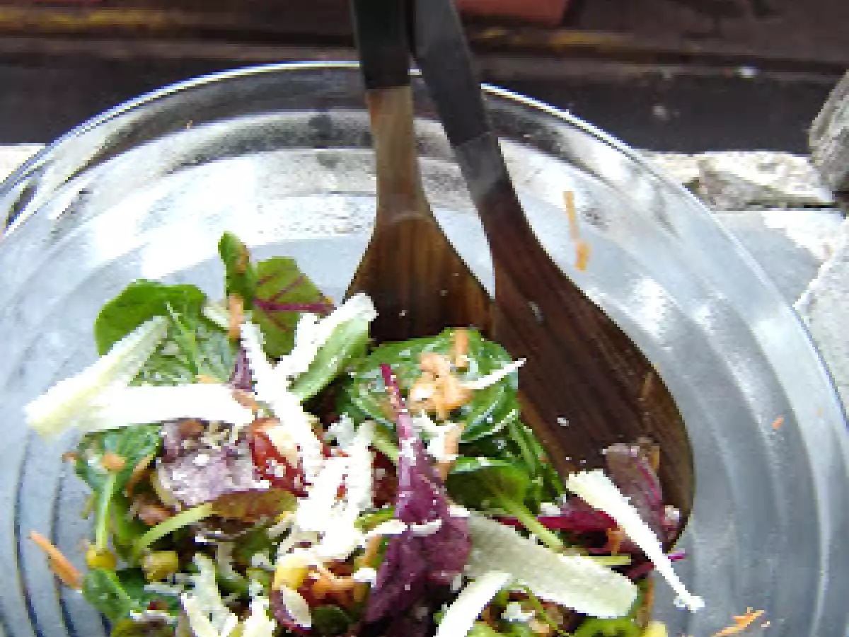Salade de retour du marché (Antibes)