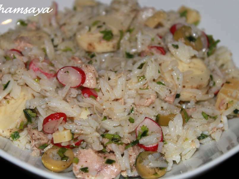 Salade de riz au thon, radis et coeur de palmier - photo 2