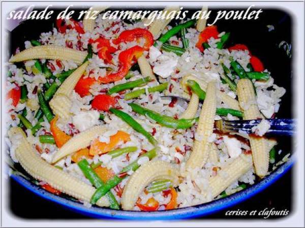 SALADE DE RIZ CAMARGUAIS AU POULET