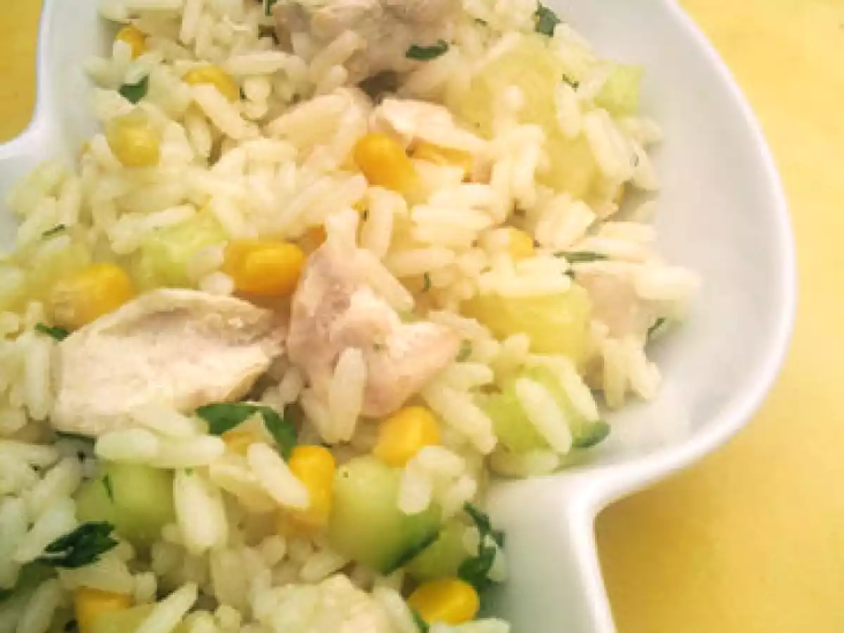 Salade de riz exotique