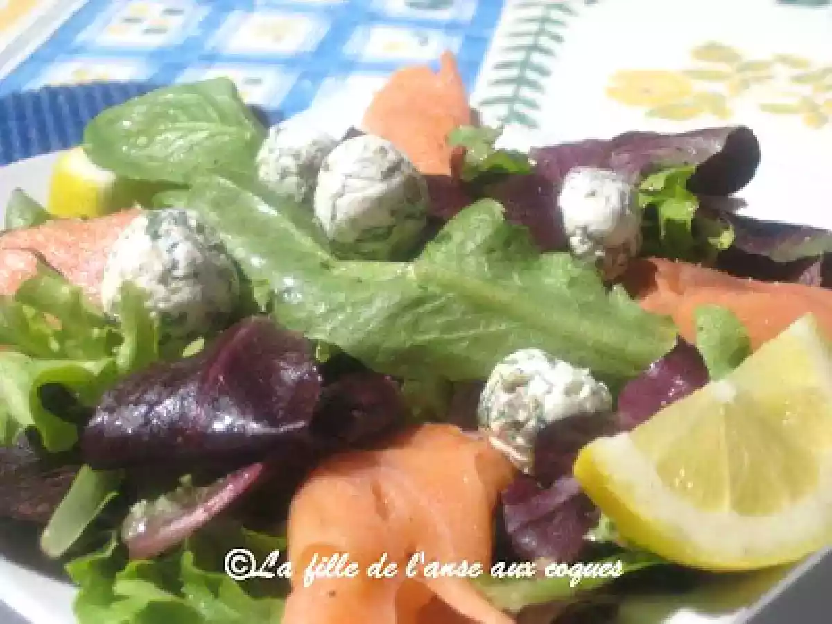 SALADE DE SAUMON FUMÉ ET SES TRUFFES AU FROMAGE - photo 4