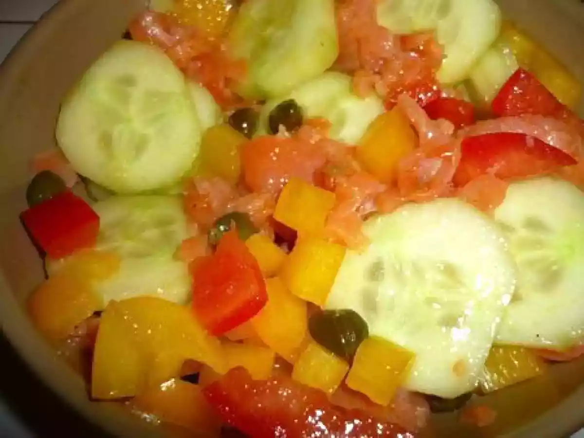 Salade de saumon fumé toute en fraîcheur