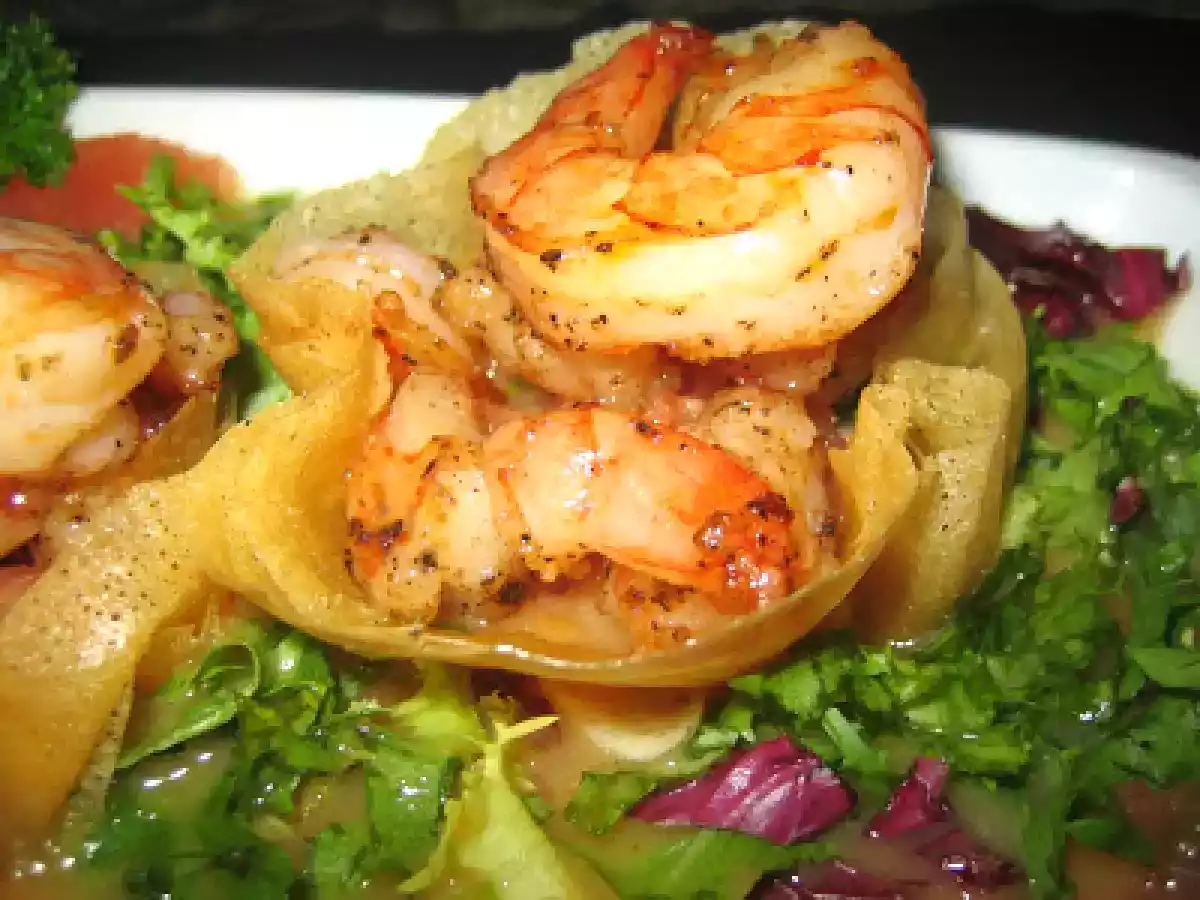 SALADE DE SCAMPIS AU PAMPLEMOUSSE ROSE!! - photo 2