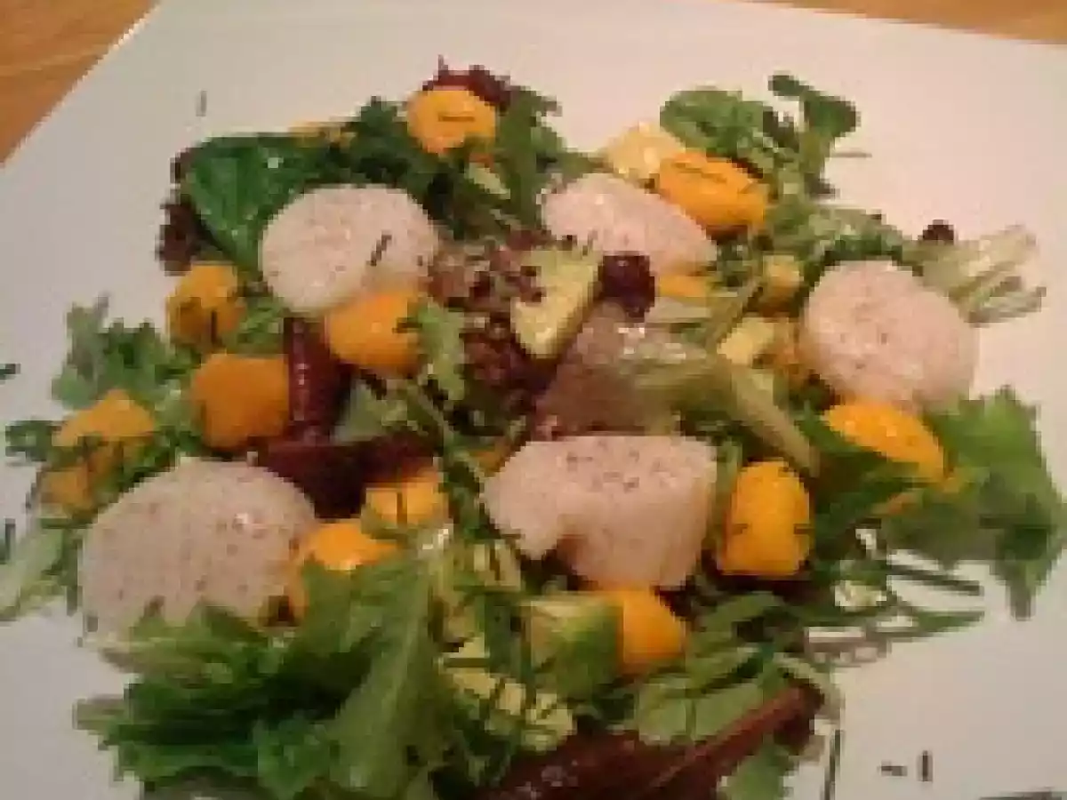 SALADE DE ST-JACQUES, MANGUE ET AVOCAT - photo 3