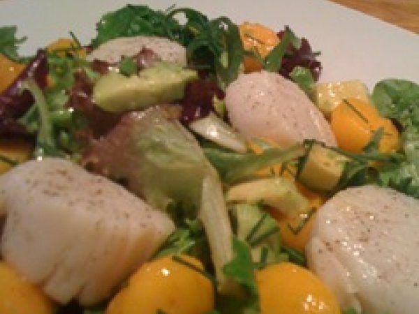 Salade De St Jacques Mangue Et Avocat Recette Ptitchef
