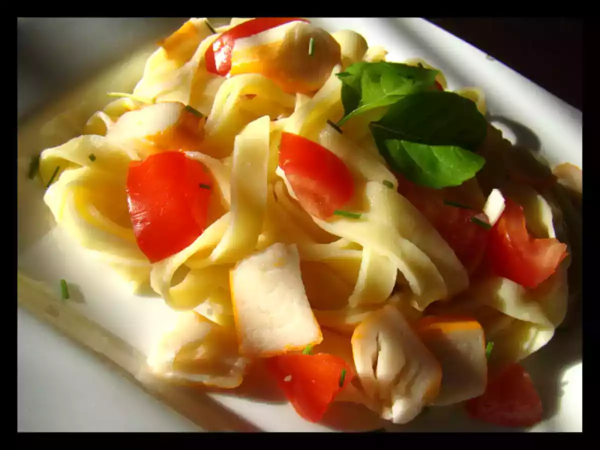 Salade de tagliatelles au surimi - photo 4
