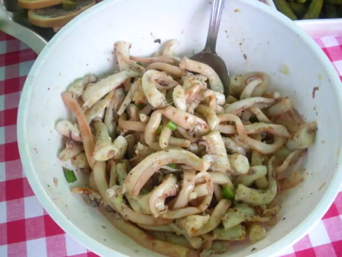 Salade de têtes d'encornets