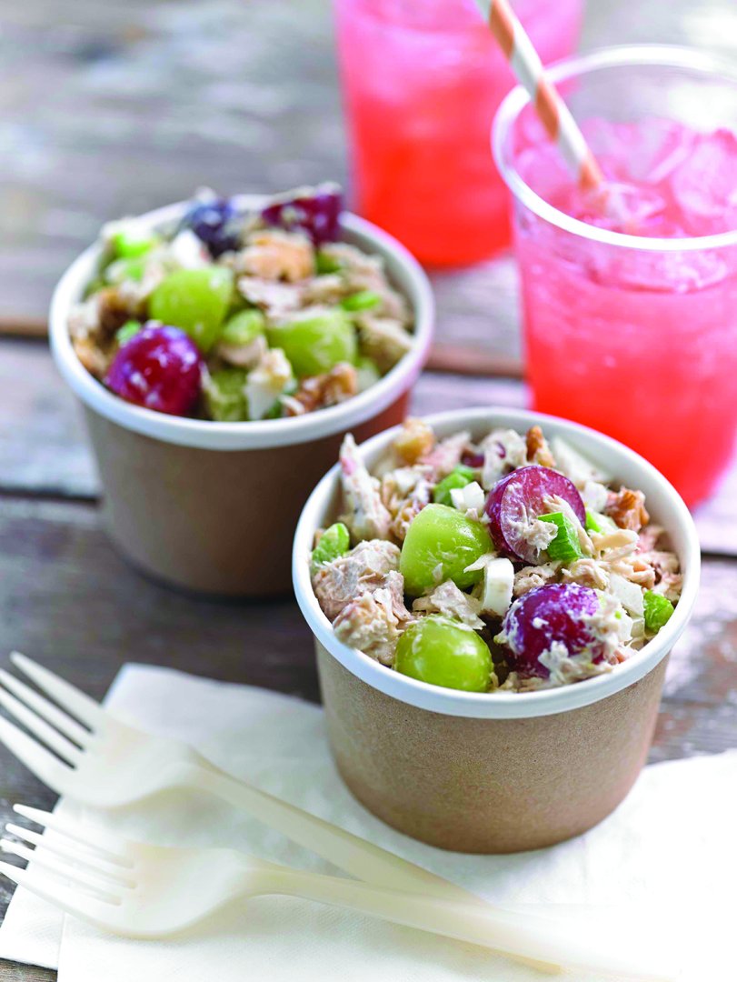 Salade de thon aux raisins et