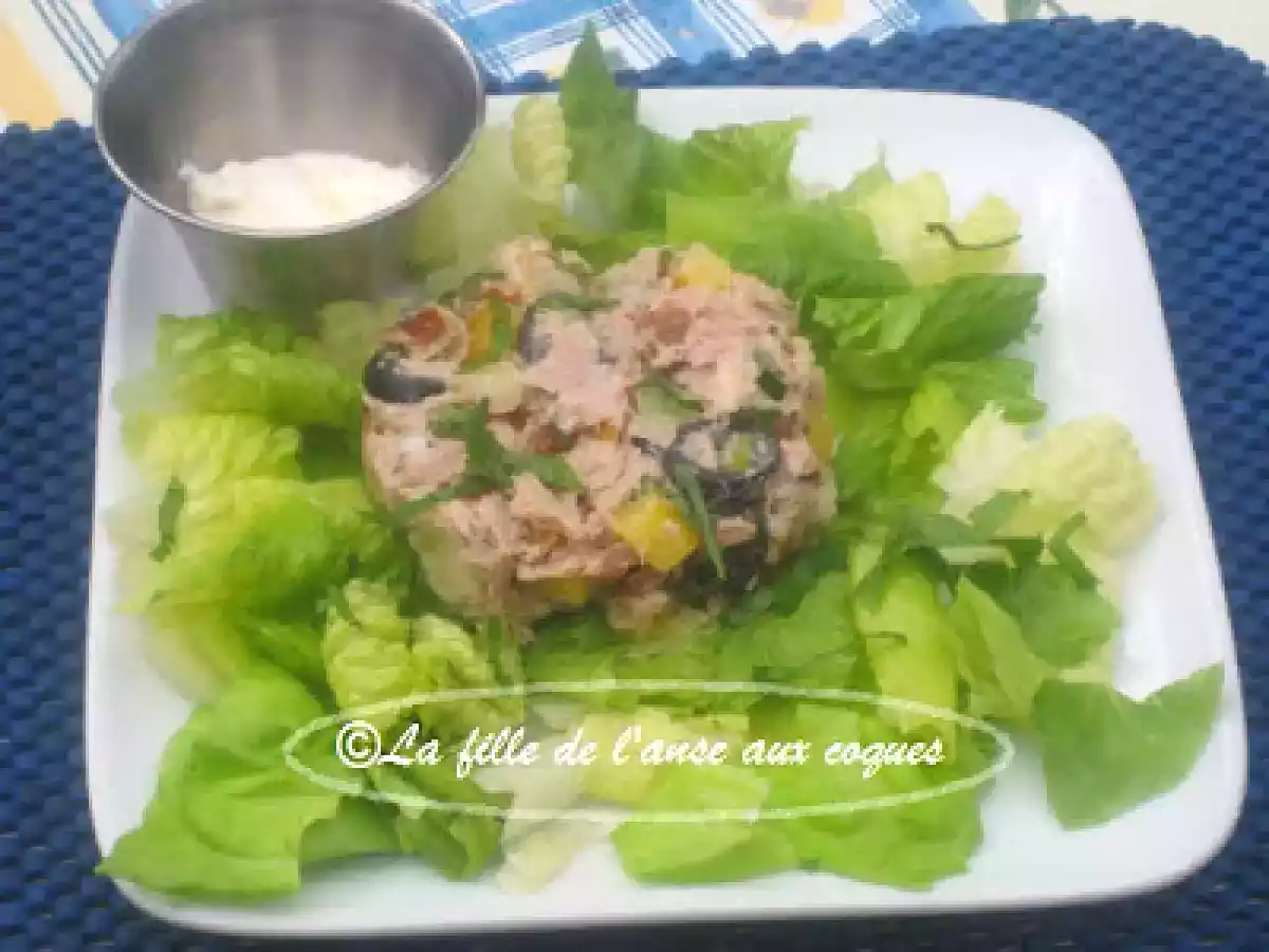 SALADE DE THON ET CHEDDAR AUX TOMATES SÉCHÉES - photo 2