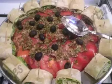Salade de tomates à la libanaise