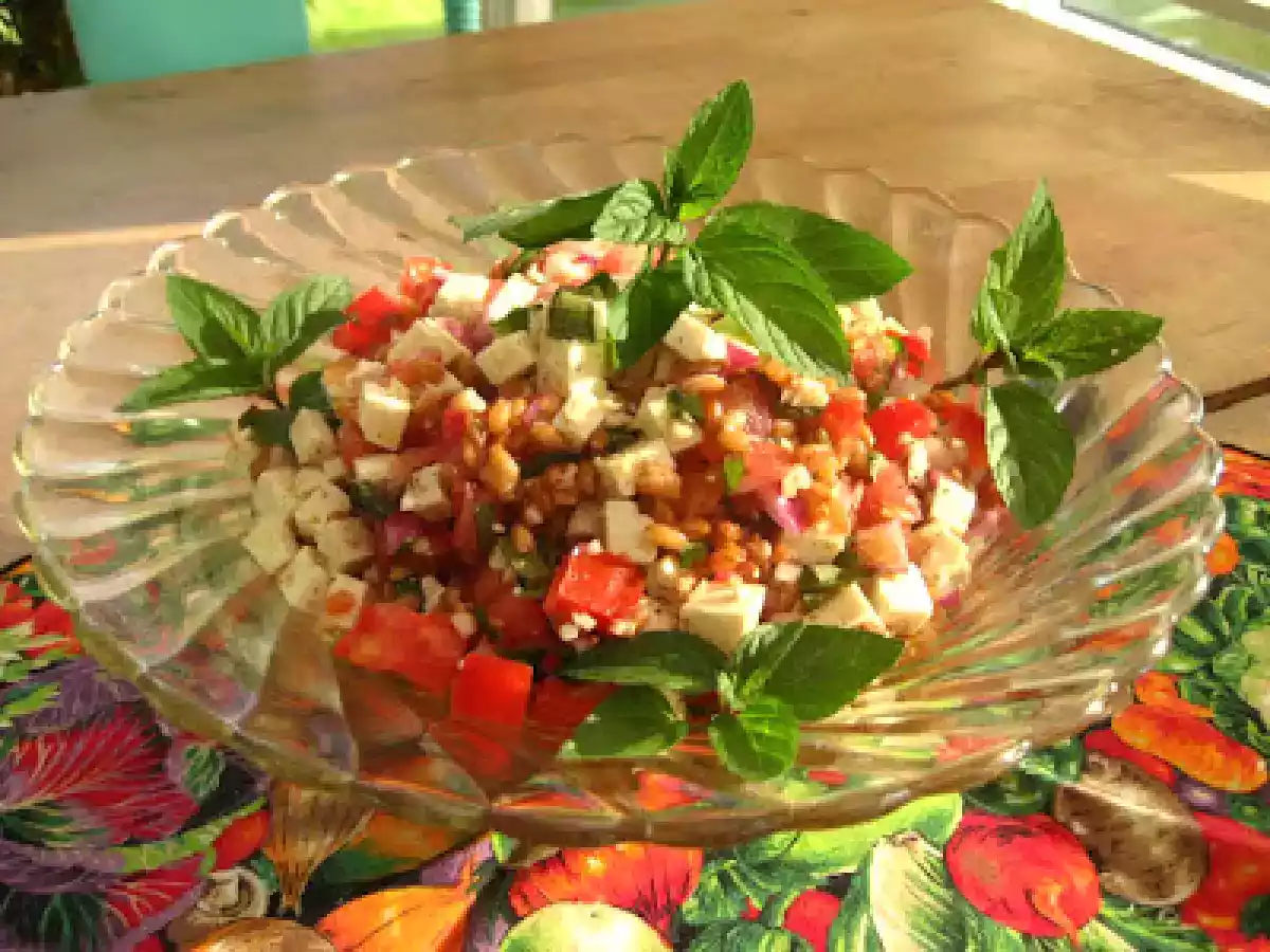 Salade de tomates et d'épeautre - photo 2