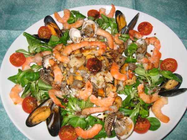 Salade du pêcheur............... à pieds !!! - Recette Ptitchef