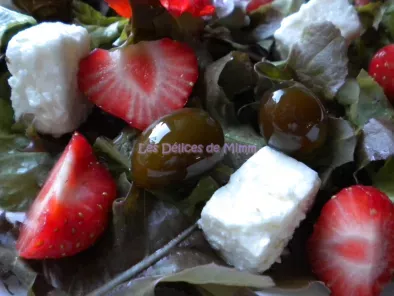 Salade estivale feta, fraises et olives confites, vinaigrette vanillée - photo 6