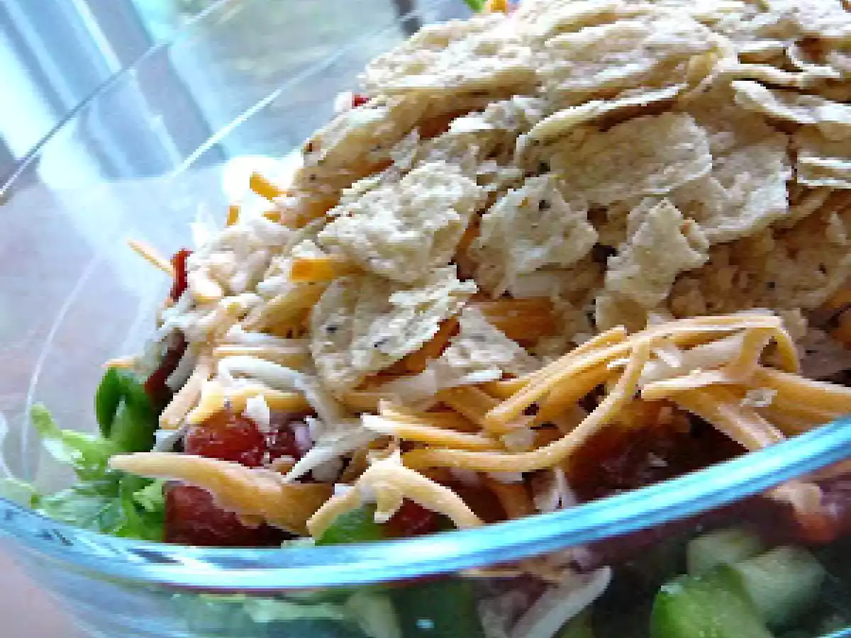 Salade étagée à la mexicaine