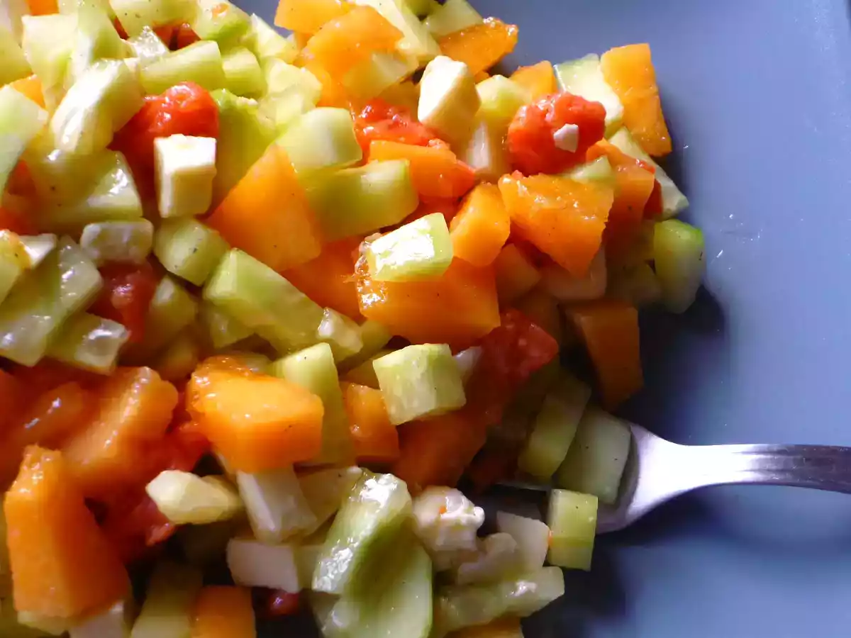 Salade façon tartare.