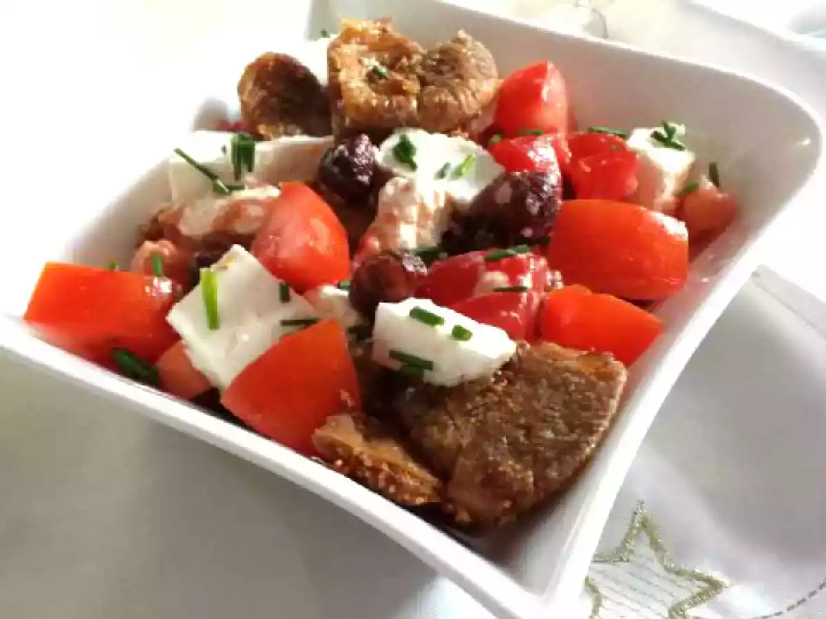 Salade figues, tomates et chèvre - photo 2