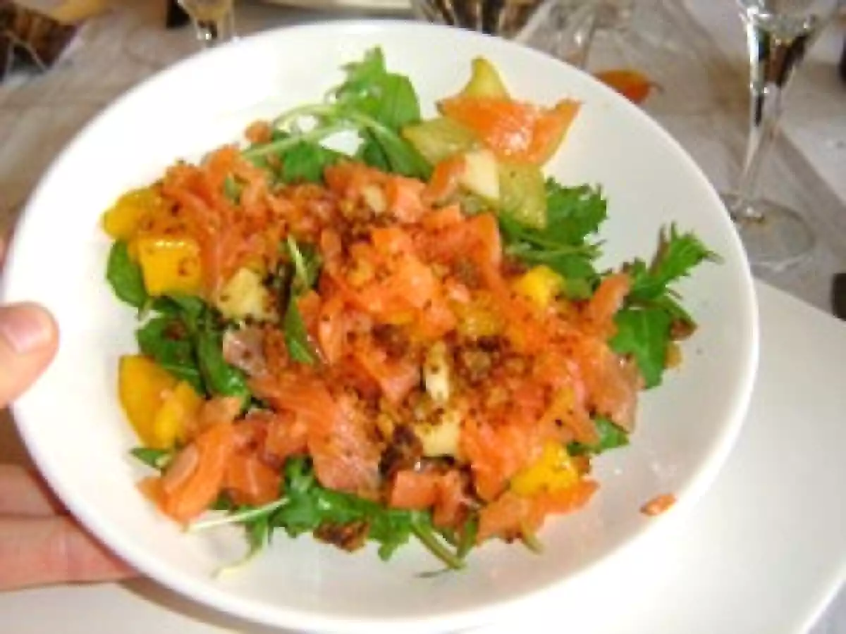 Salade folle de saumon fumé au citron vert - photo 2