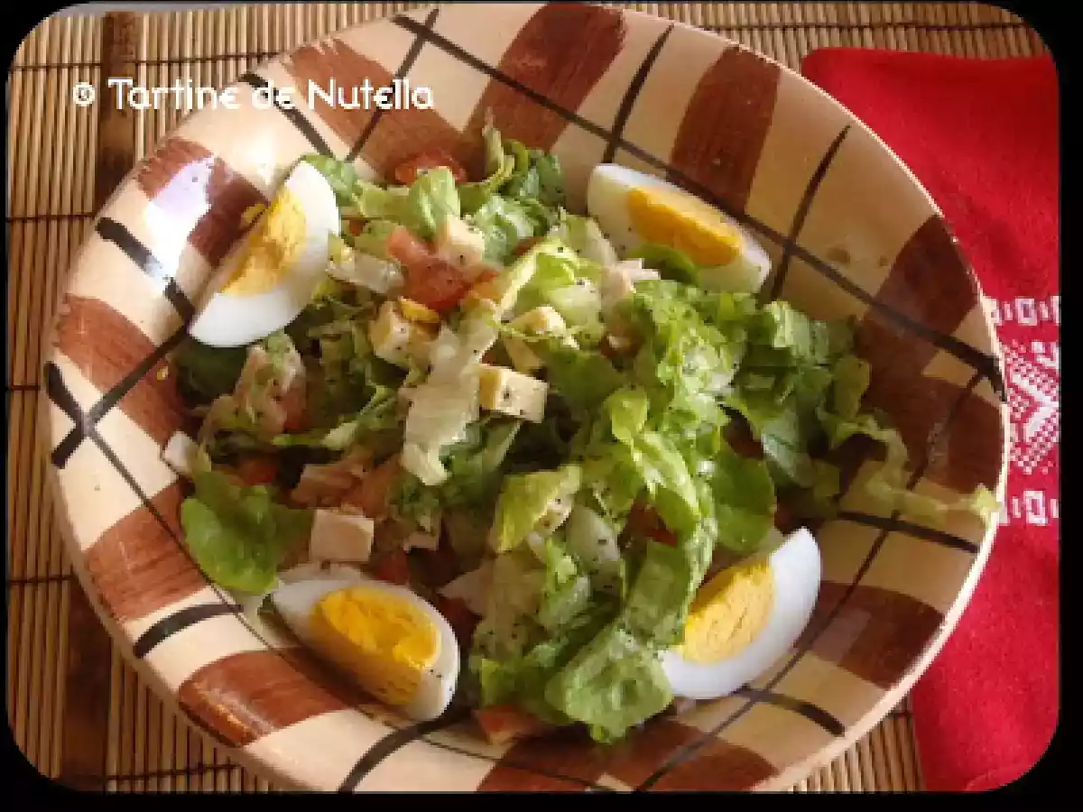 Salade fraîcheur aux graines de pavot et gouda curry