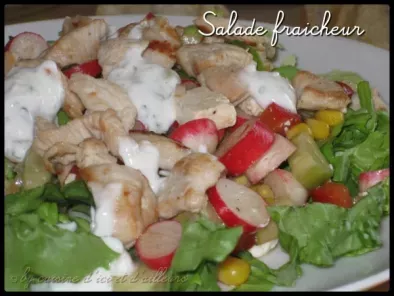 Salade fraicheur et sa sauce au fromage blanc citronnée - photo 2