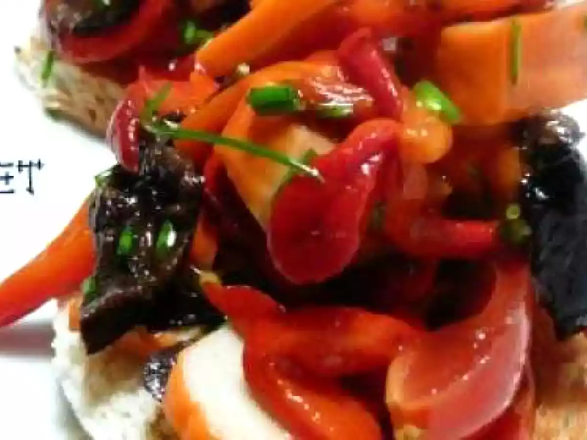 Salade fraicheur sur toast grillé.