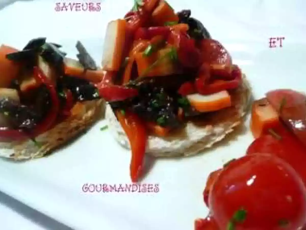 Salade fraicheur sur toast grillé. - photo 2