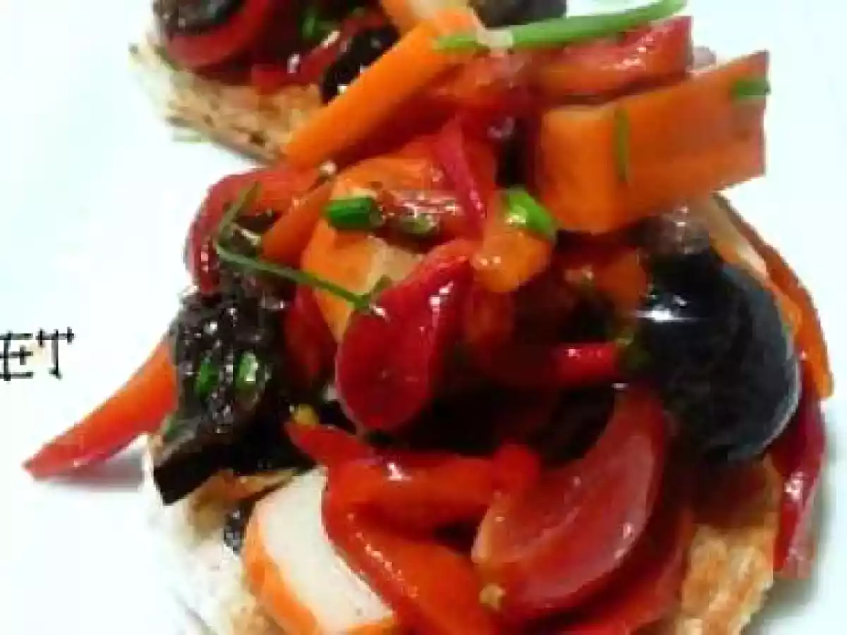 Salade fraicheur sur toast grillé. - photo 3