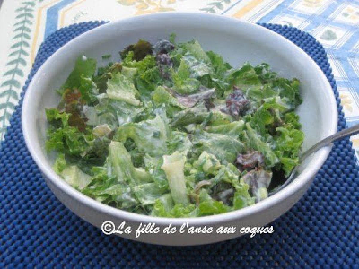 Salade frisée au yogourt et à la ciboulette Recette Ptitchef — free download