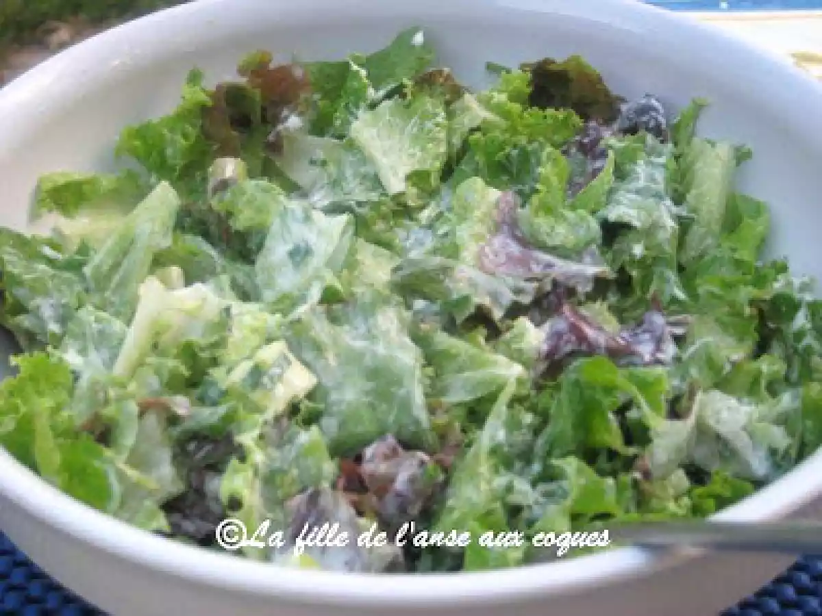 SALADE FRISÉE AU YOGOURT ET À LA CIBOULETTE - photo 2