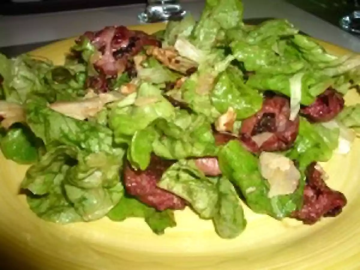 Salade gésiers à ma façon